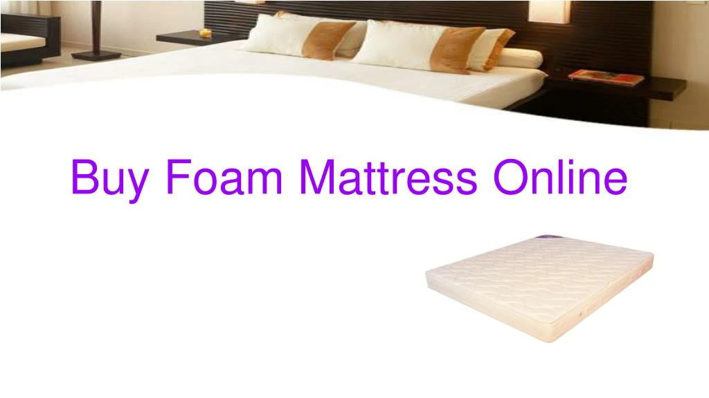buy foam mattress online n.