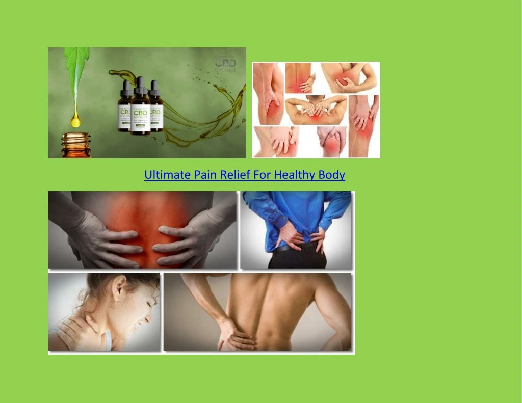 ultimate pain relief for healthy body n.