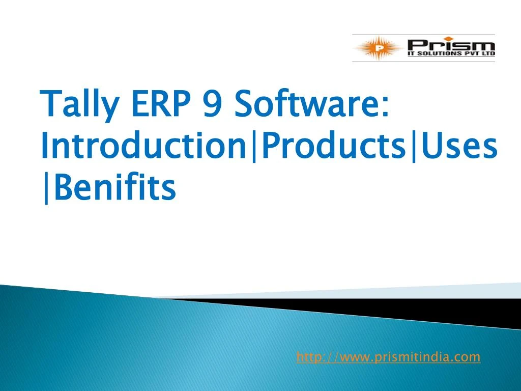 presentation on tally erp 9