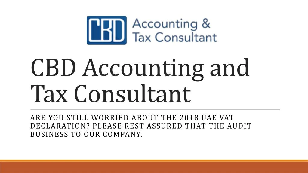 cbd accounting and tax consultant n.