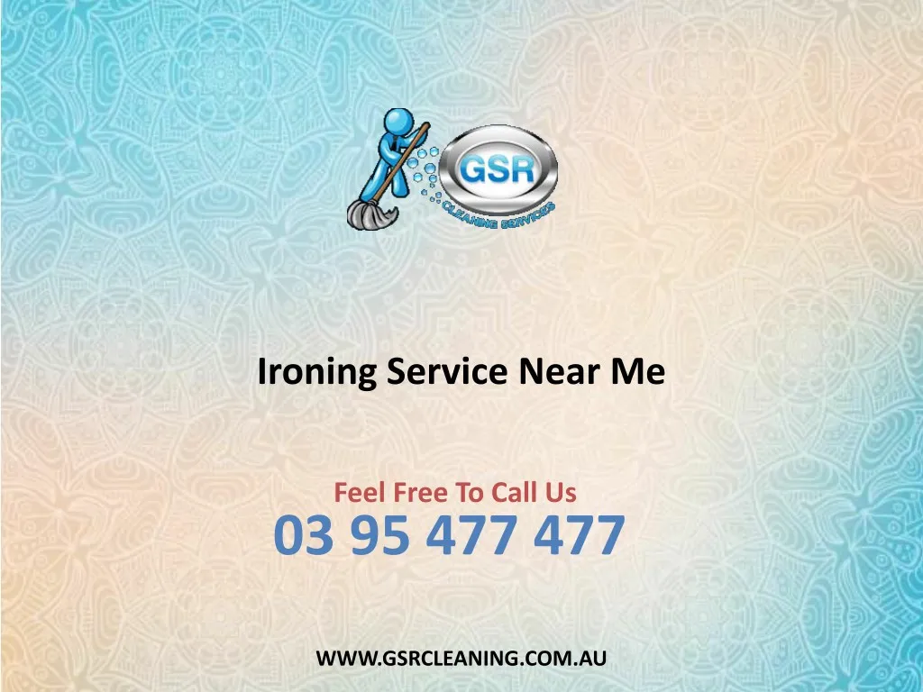 shirt washing and ironing service near me