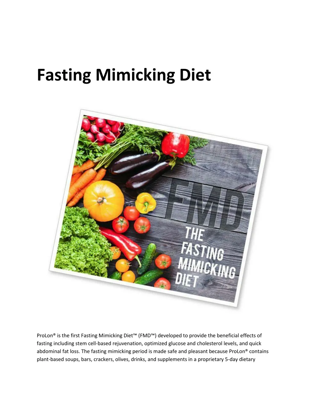 PPT - Fasting Mimicking Diet PowerPoint Presentation, Free Download ...