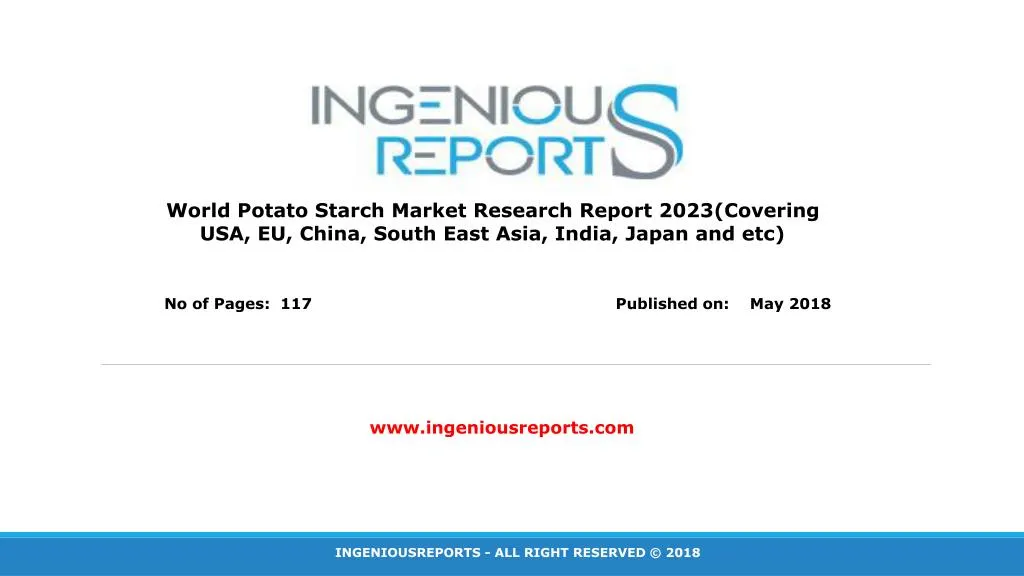 world potato starch market research report 2023 n.