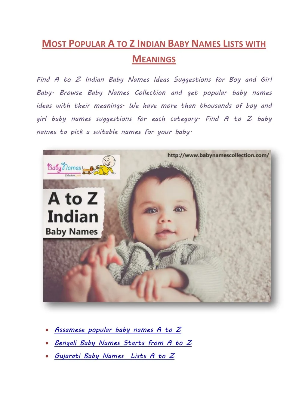 Ppt Popular A To Z Unique Indian Baby Names Lists With Meanings Powerpoint Presentation Id 7907877