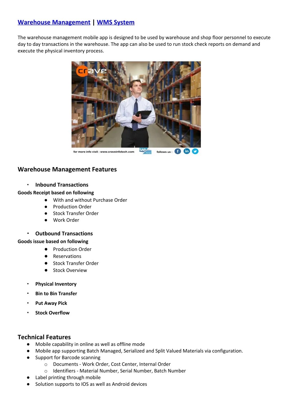 Ppt Warehouse Management Powerpoint Presentation Free Download