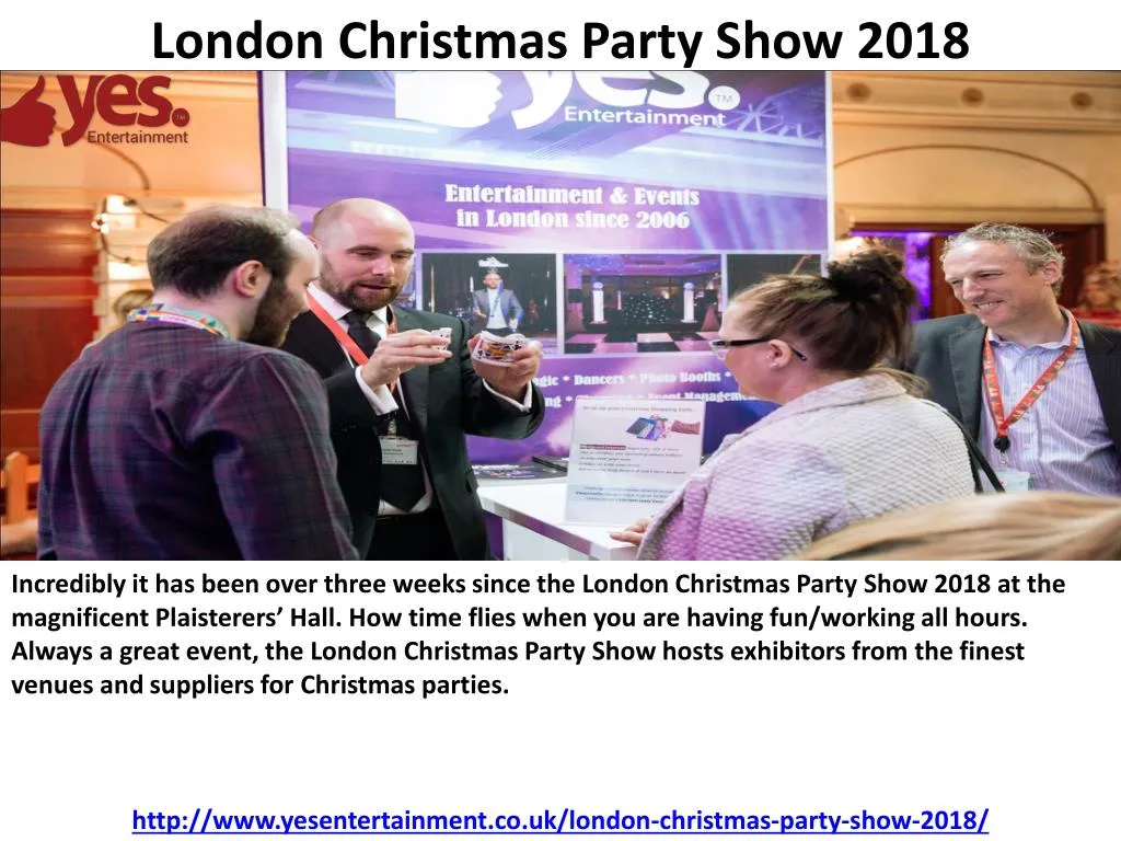 london christmas party show 2018 n.