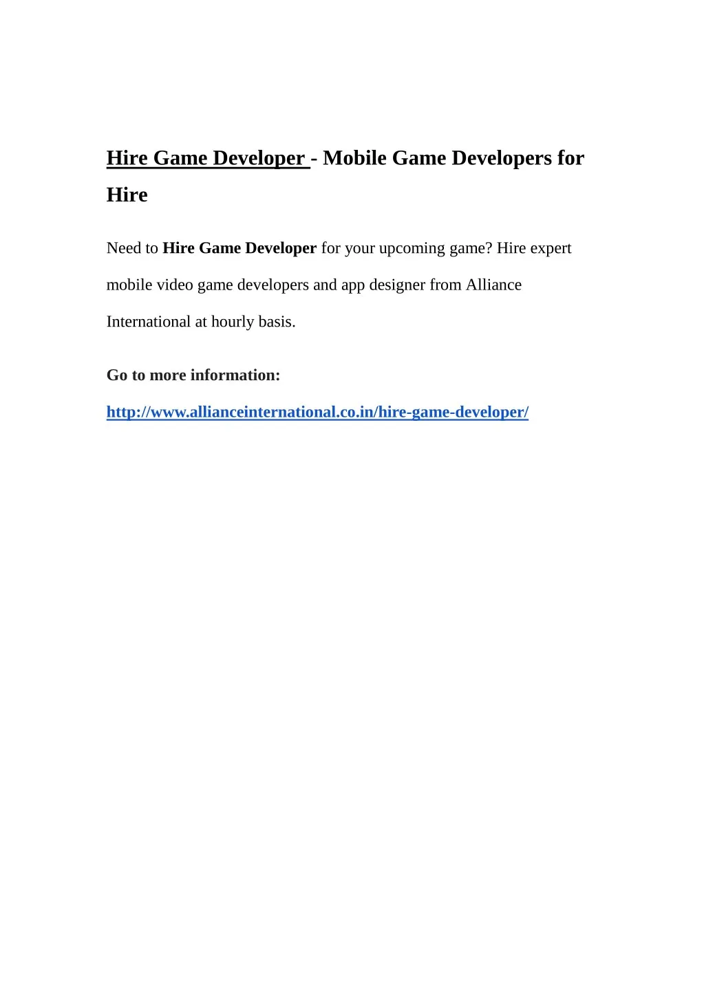 hire game developer mobile game developers for n.