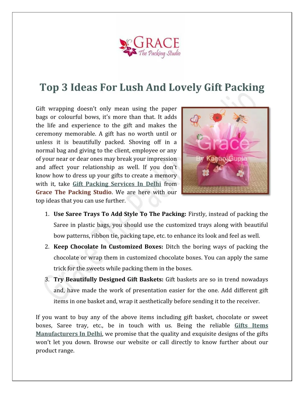 top 3 ideas for lush and lovely gift packing n.