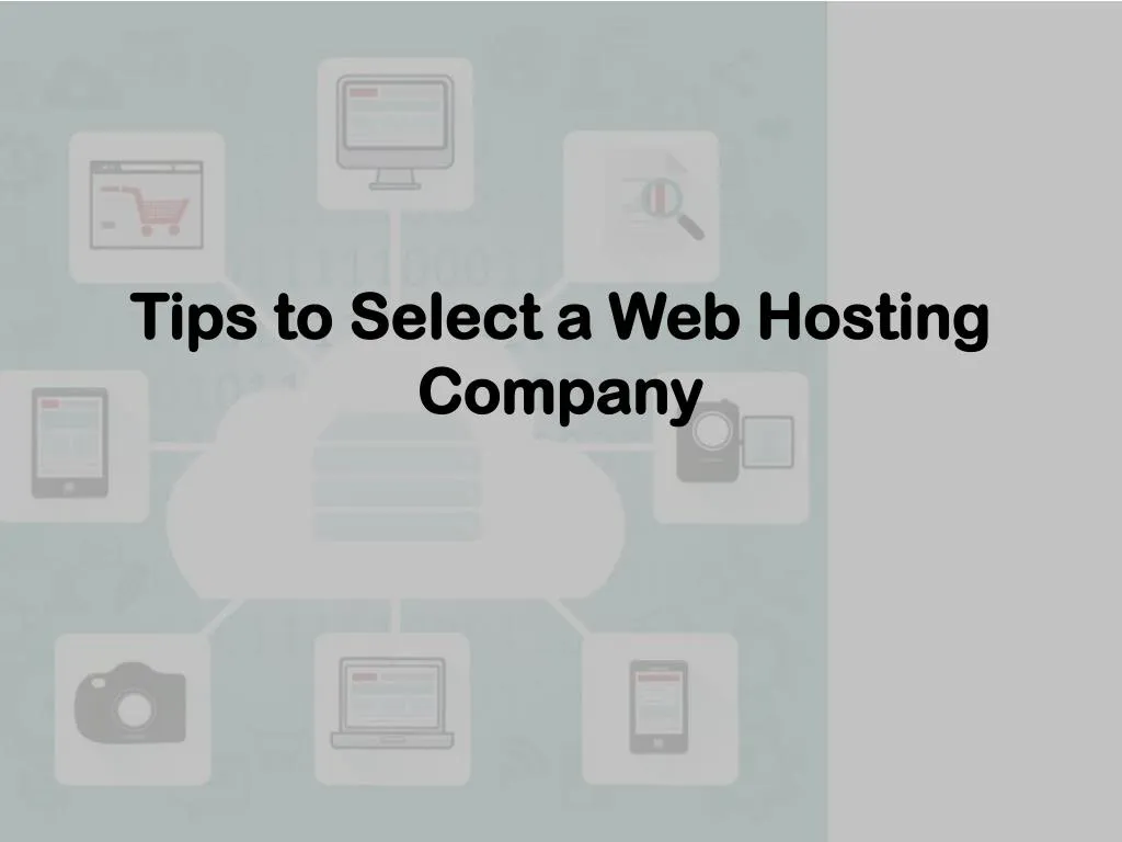 tips to select a web hosting company n.