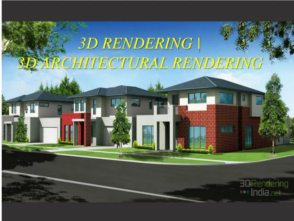 3d rendering 3d architectural rendering n.