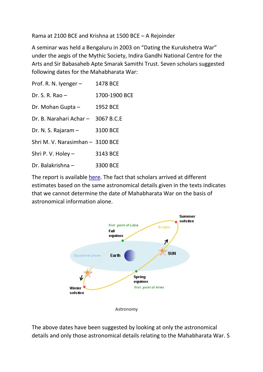 Ppt Rama At 2100 e And Krishna At 1500 e A A Rejoinder Powerpoint Presentation Id