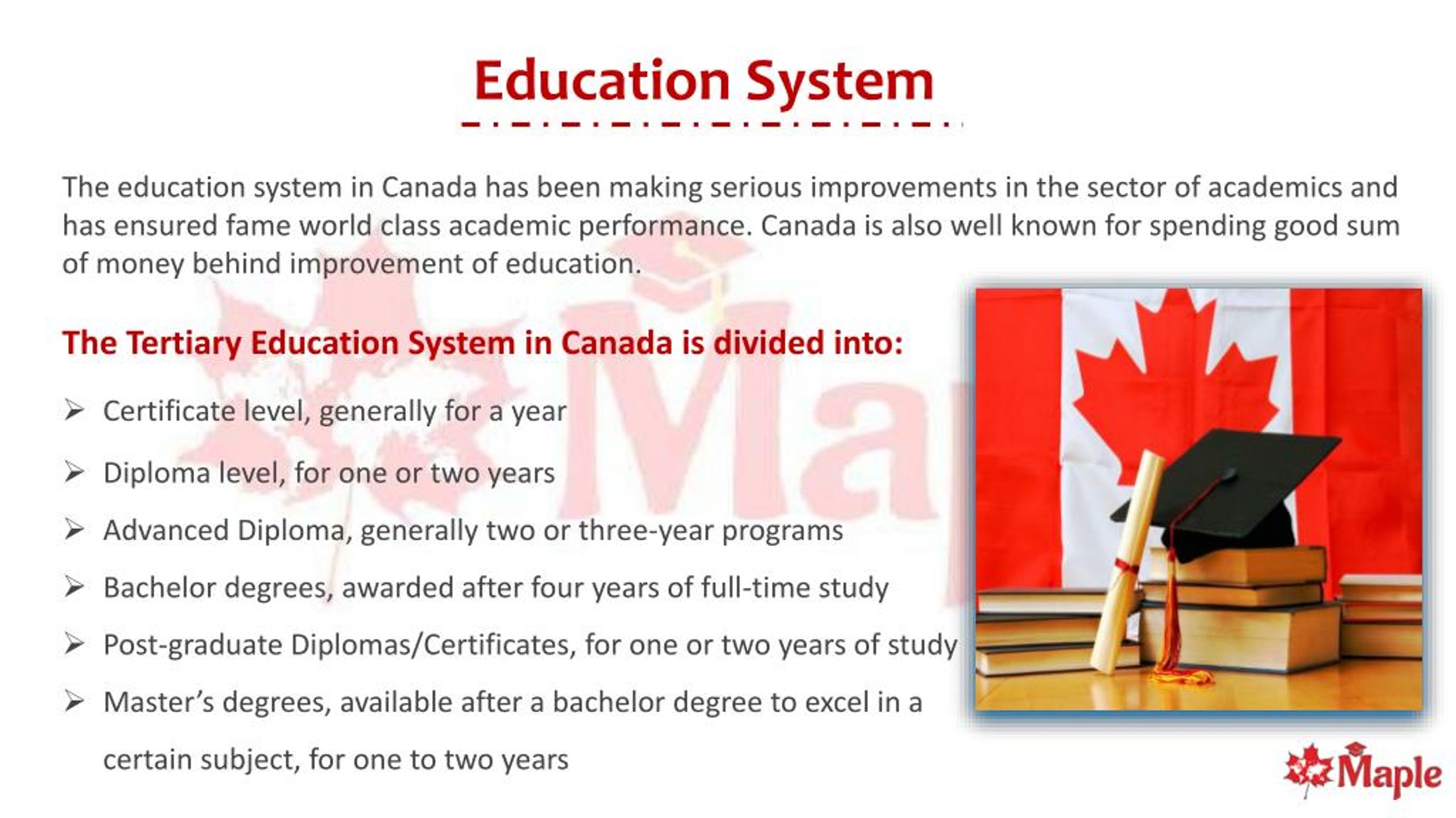 education system of canada ppt