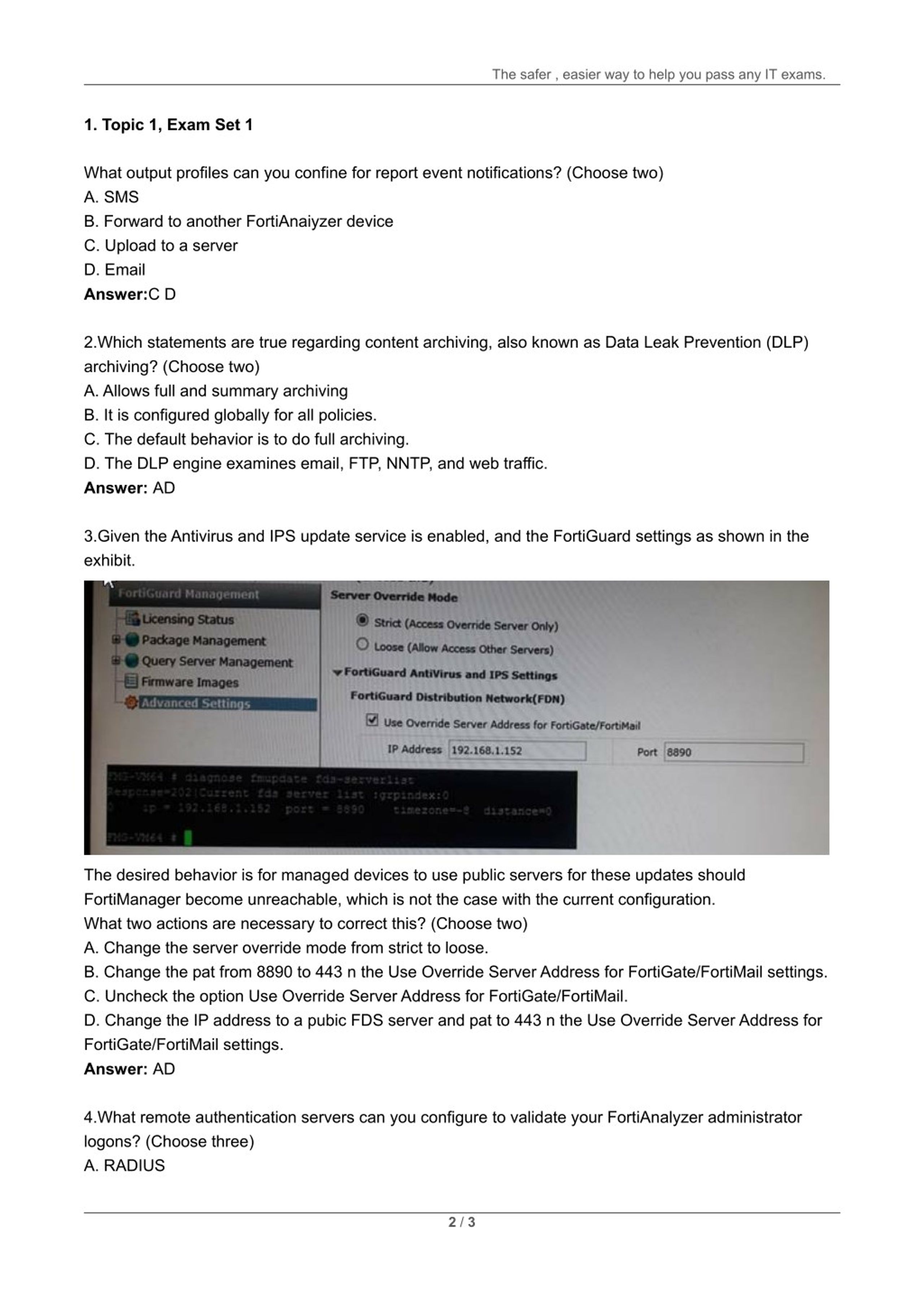 NSE5_FAZ-6.4 Reliable Exam Voucher