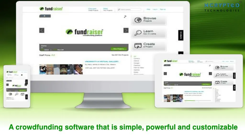a crowdfunding software that is simple powerful n.