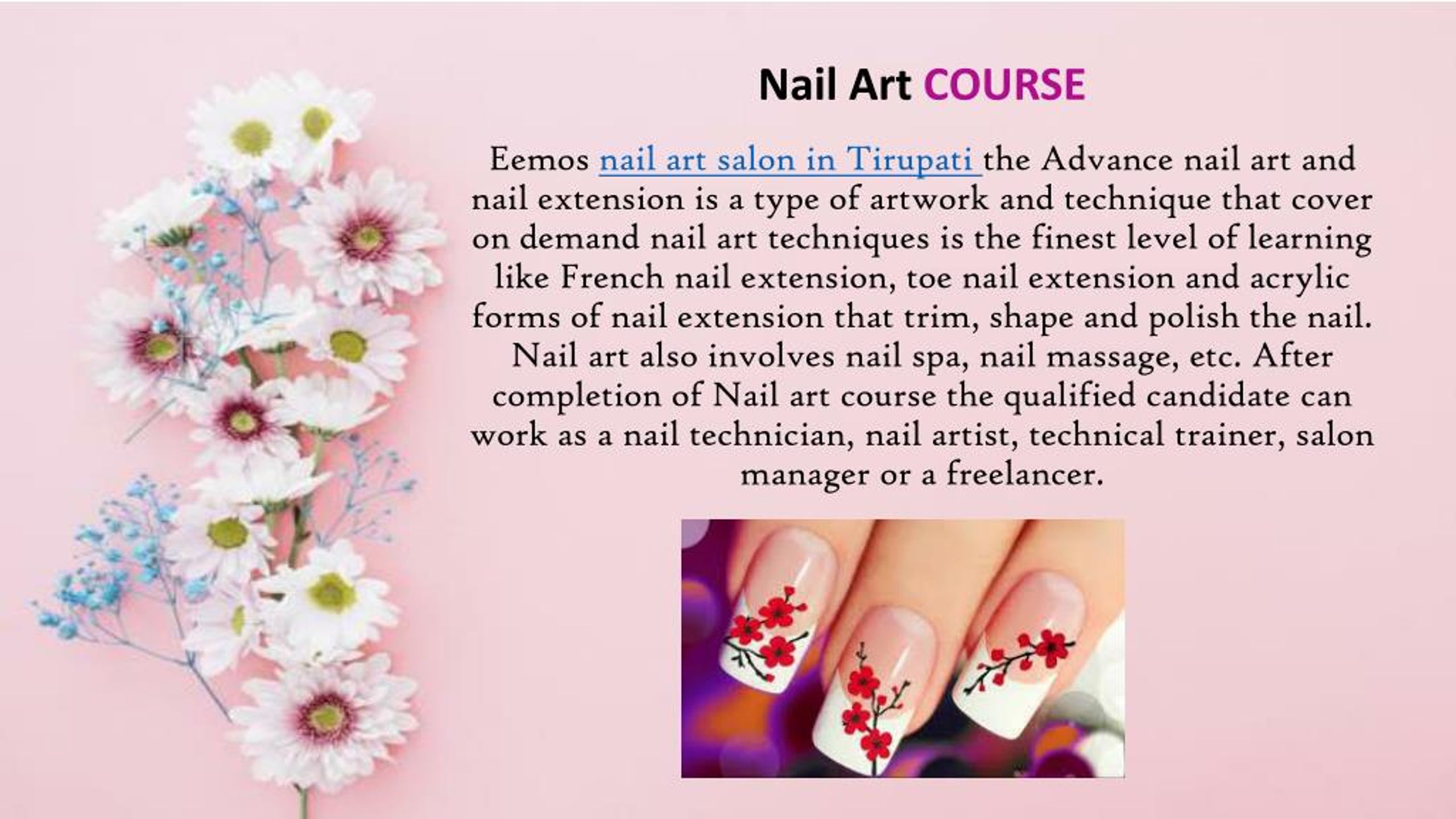 The Best Recommended Nail Art Course in India | Nail art courses, Nail art  techniques, Nail art salon