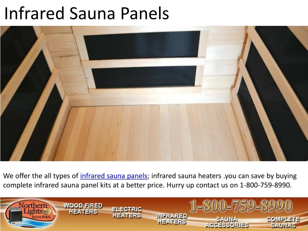 Ppt Quality Infrared Sauna Panels Powerpoint Presentation Free Download Id 7913540