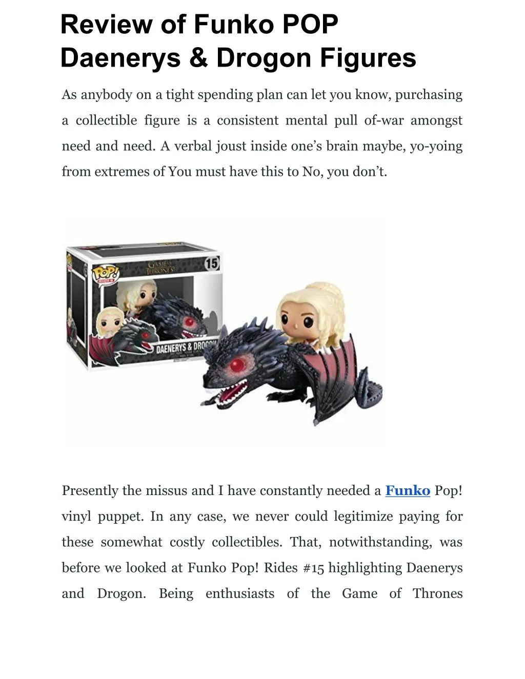 daenerys on dragon pop