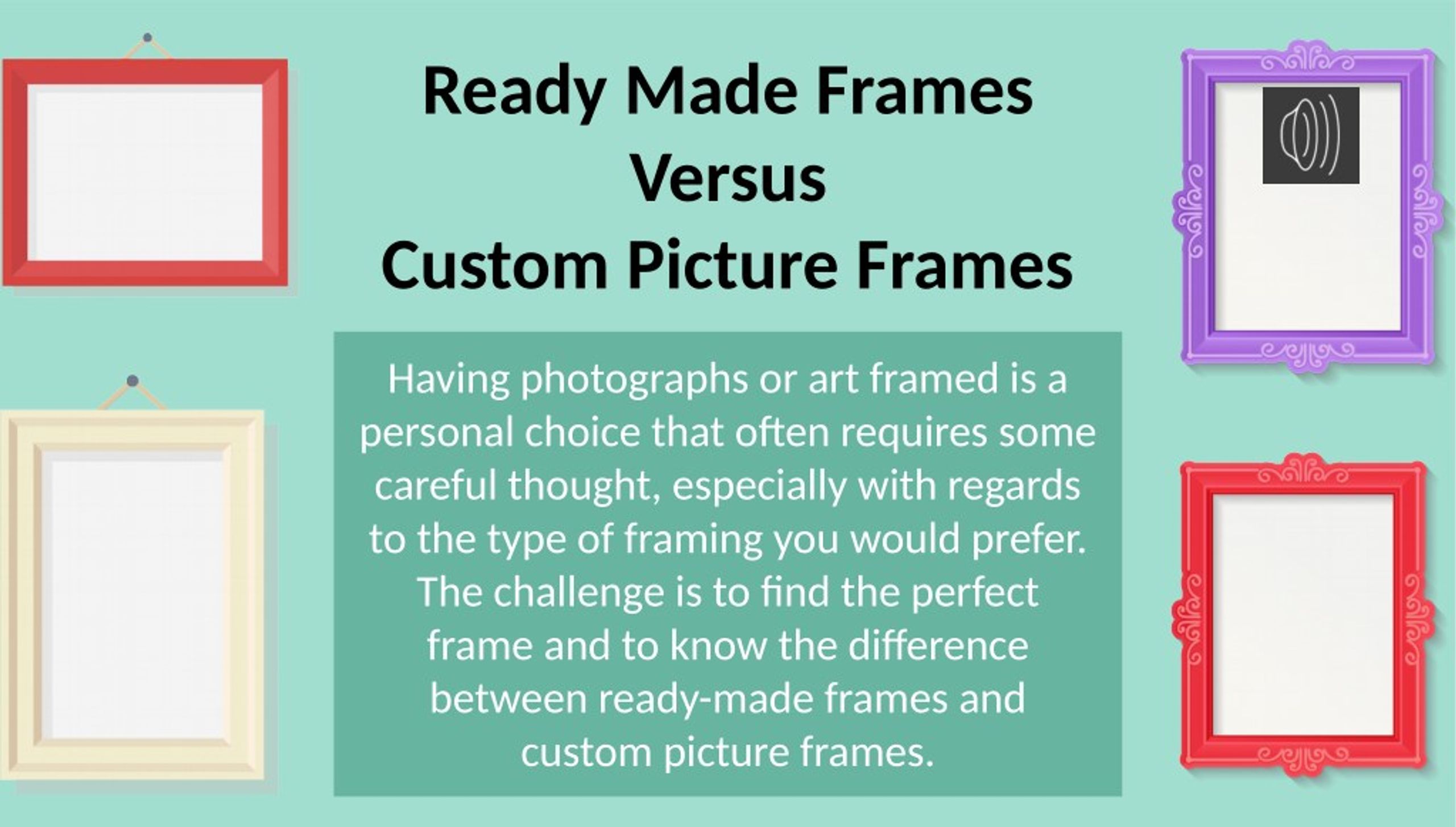 custom made picture frame