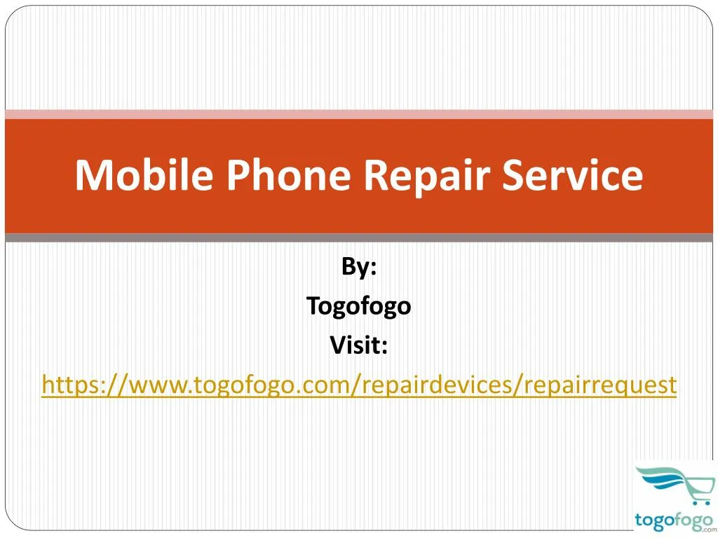 mobile phone repair service n.