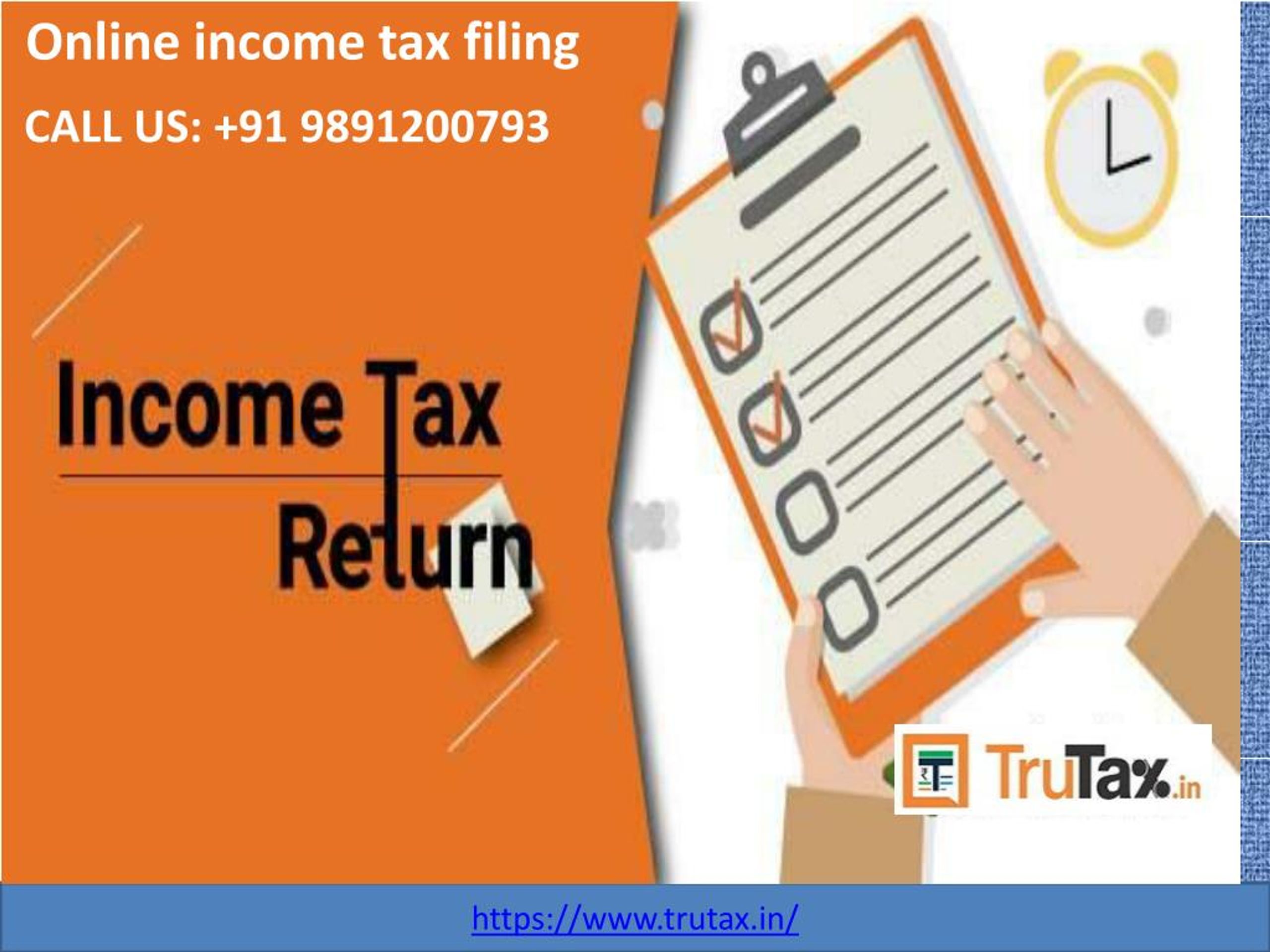 PPT - Online income tax filing 09891200793 PowerPoint Presentation ...