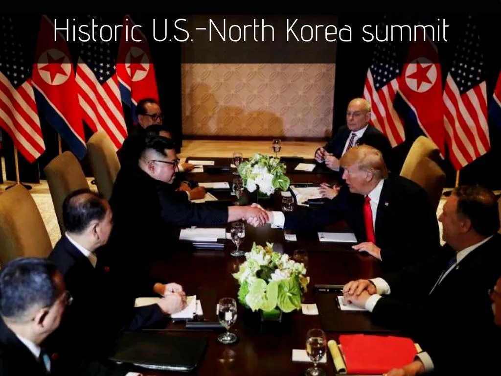historic u s north korea summit n.