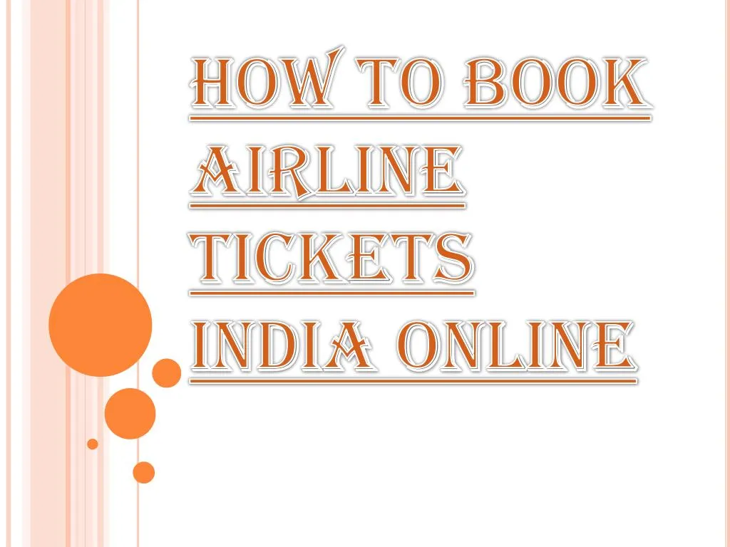 book airline tickets india