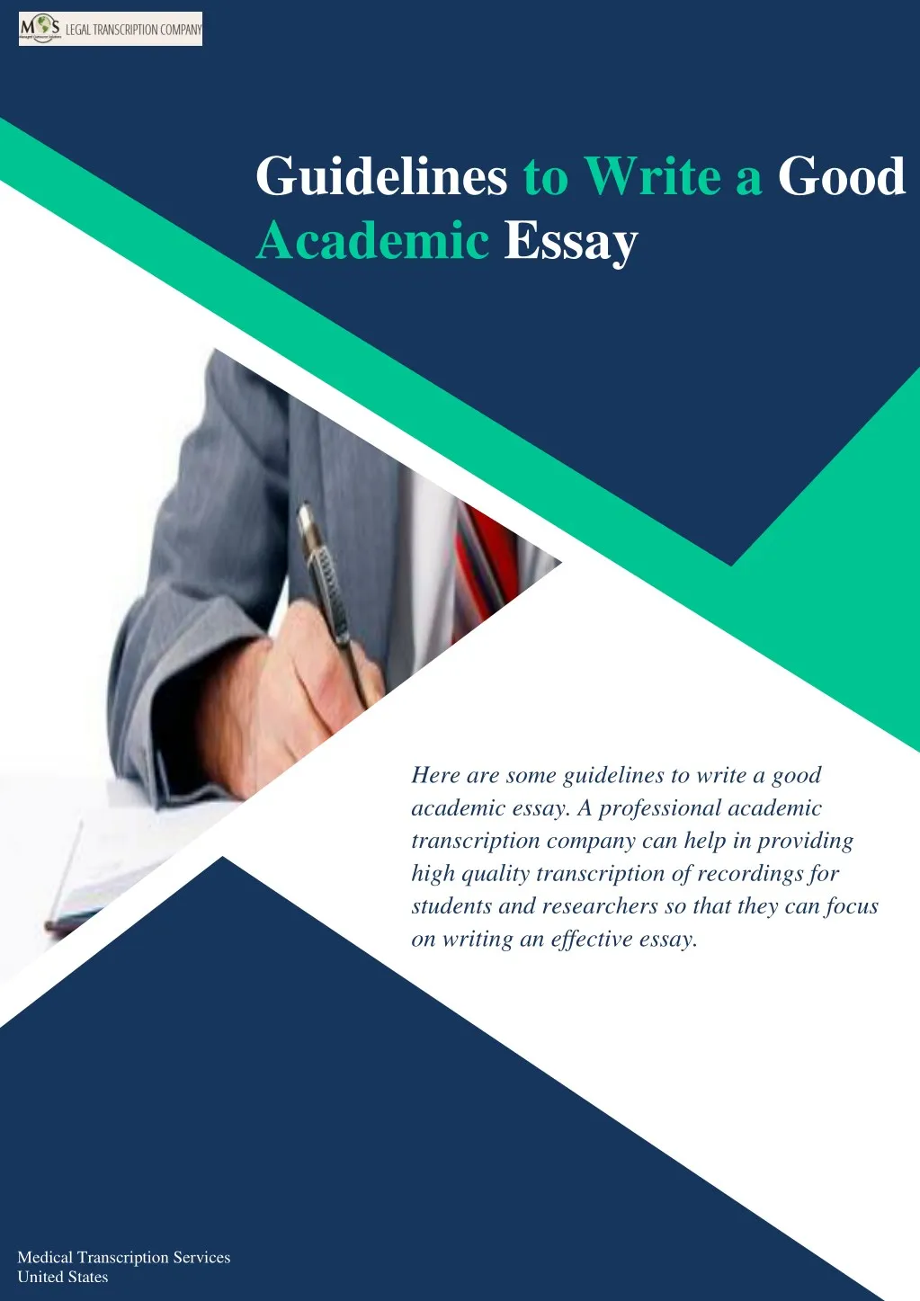 a good academic essay