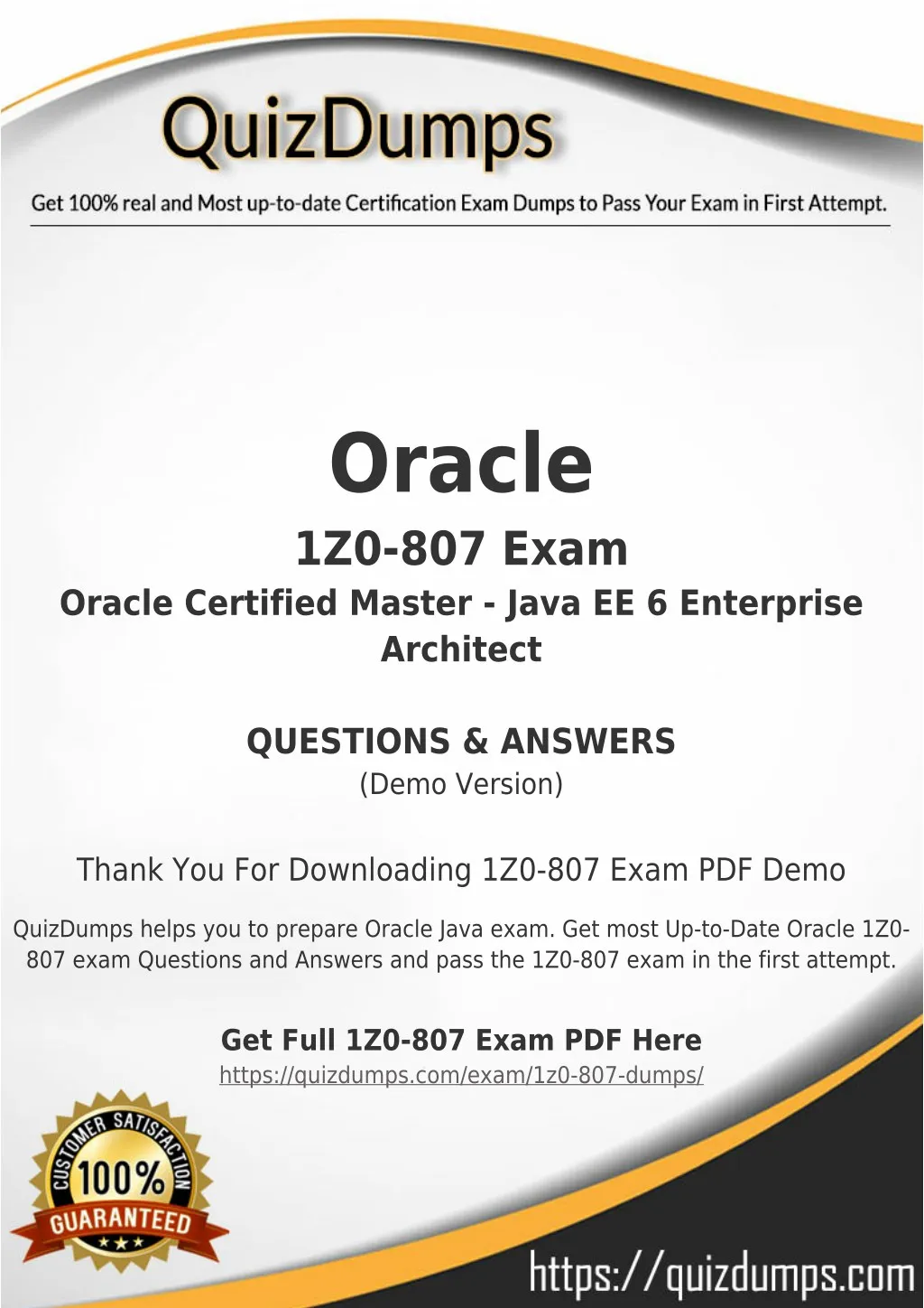 1z0-1106-1 Free Exam