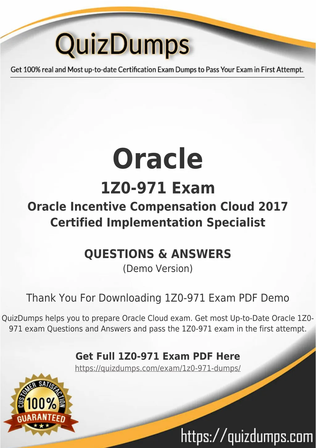 Ppt 1z0 971 Exam Dumps Real 1z0 971 Dumps Pdf Powerpoint Presentation Id