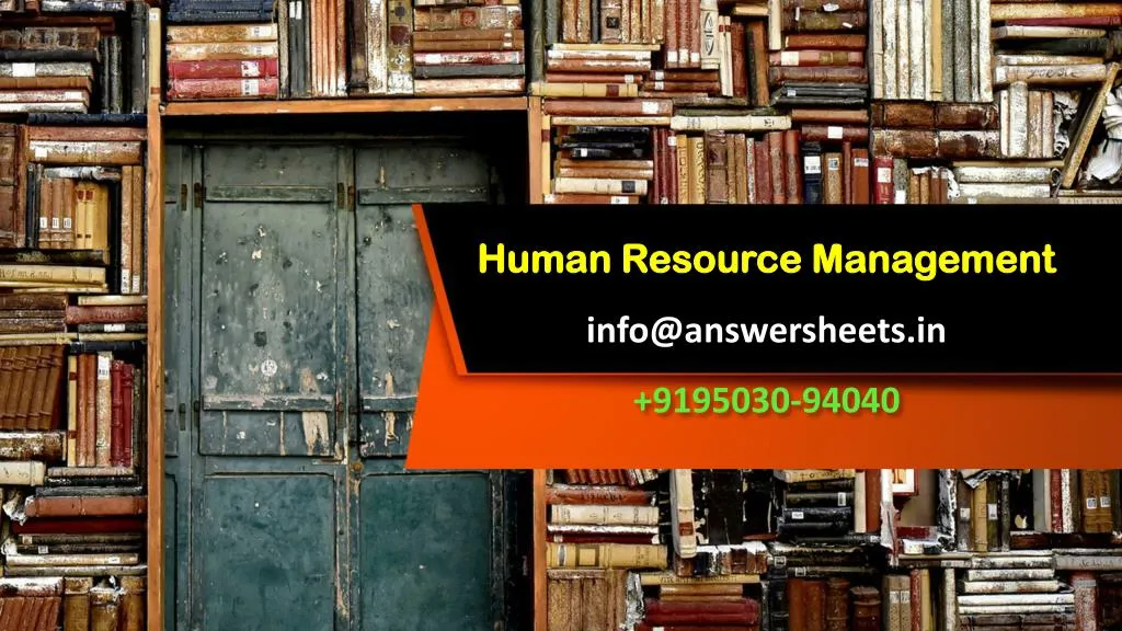 human resource management info@answersheets in 9195030 94040 n.