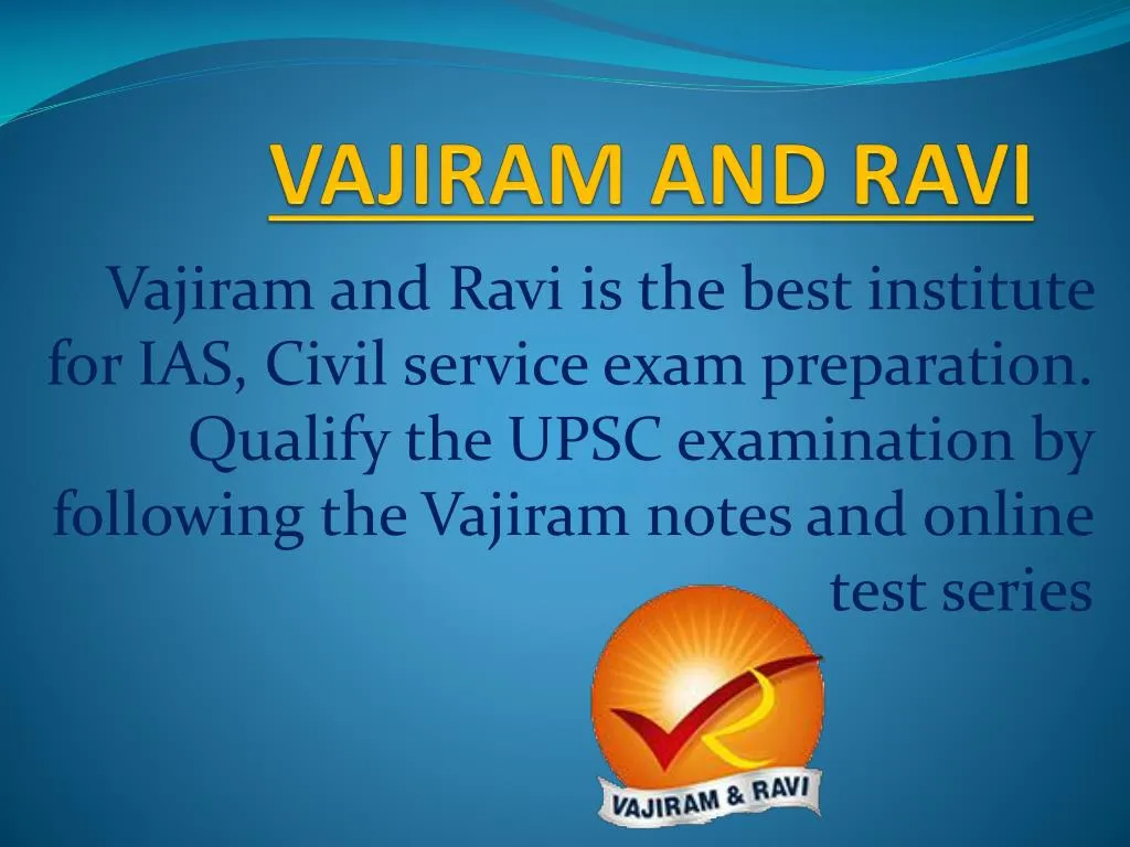 PPT - Vajiram and Ravi - Current Affairs for Civil Services PowerPoint ...