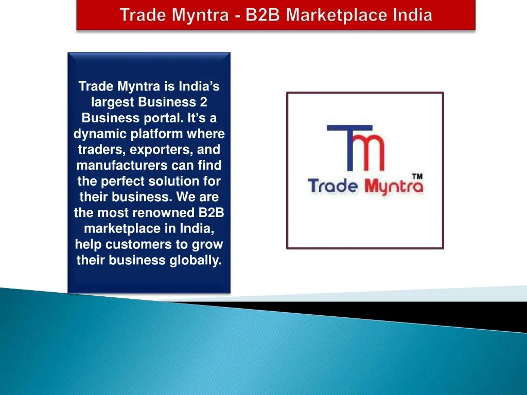 trade myntra b2b marketplace i ndia n.
