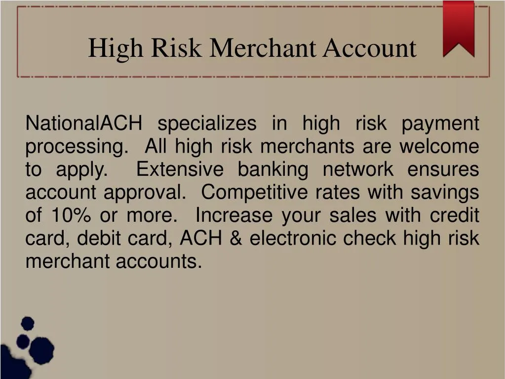 high risk merchant account n.