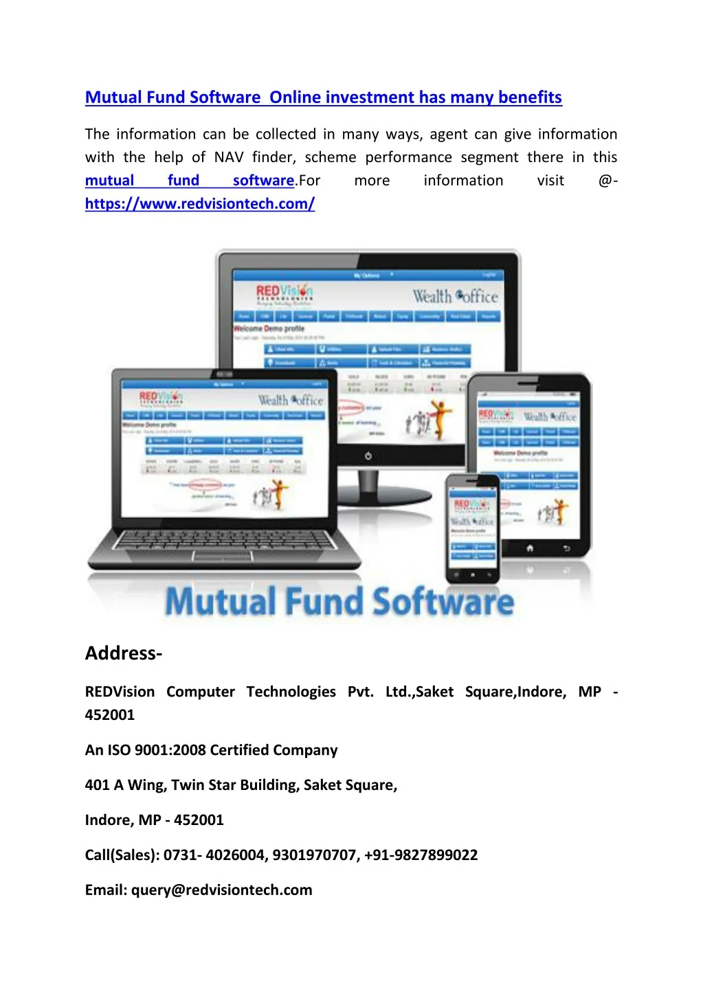 mutual fund software online investment has many n.