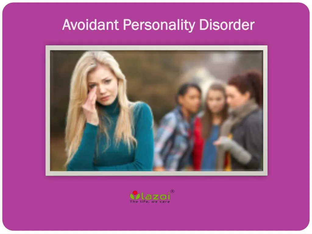 avoidant personality disorder n.