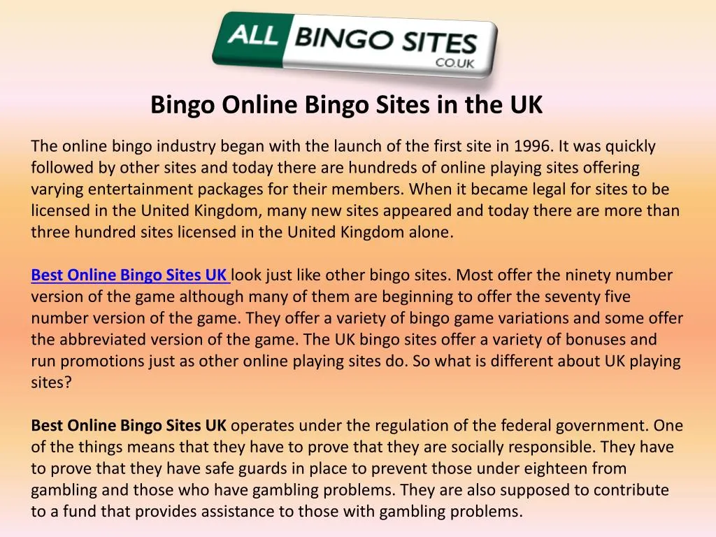 bingo online bingo sites in the uk n.
