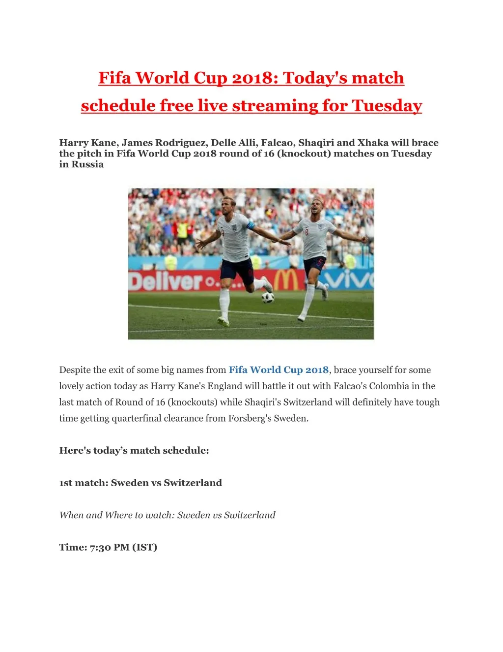 FIFA LIVE SCHEDULE TODAY visual data 7
