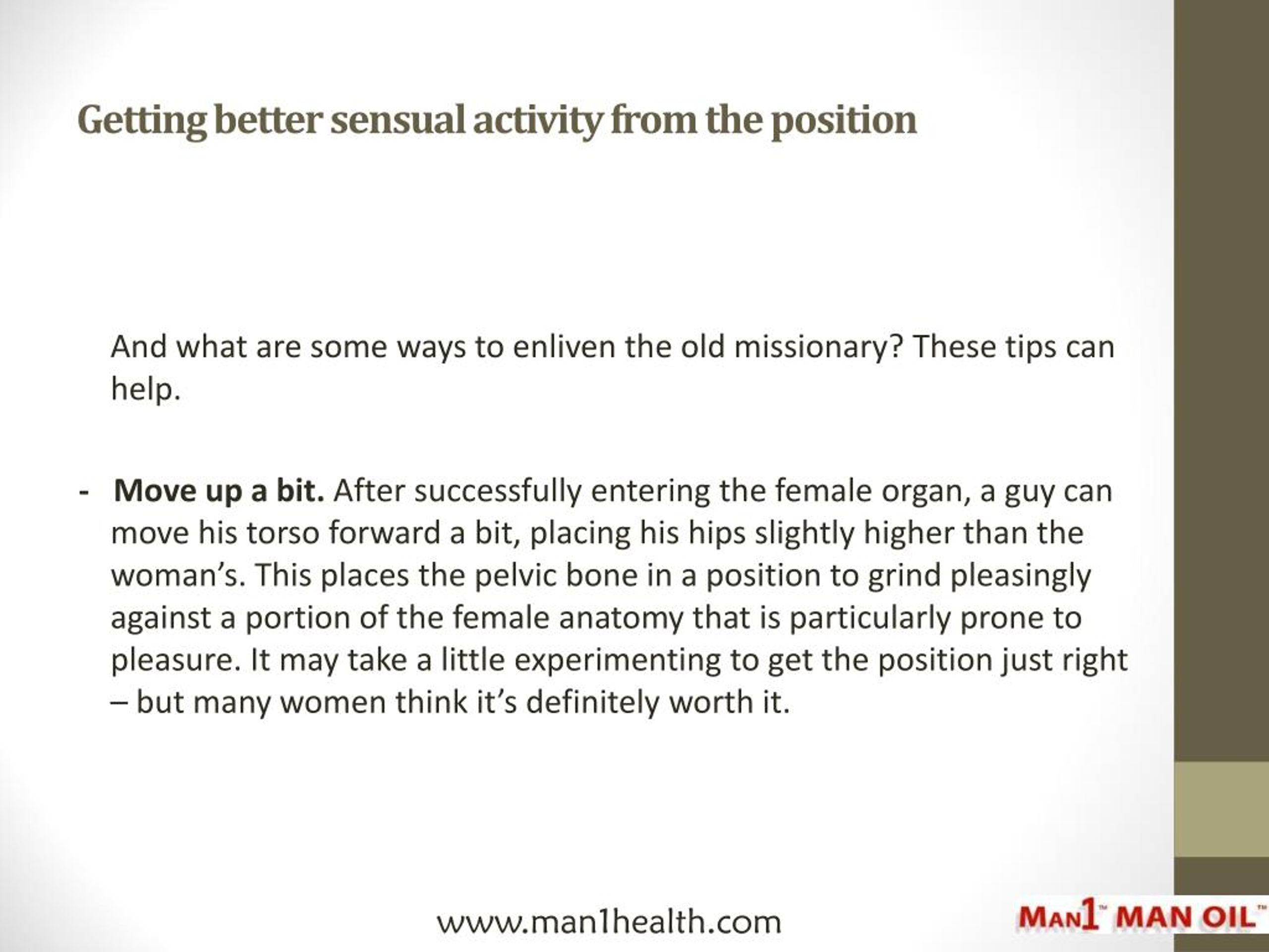 PPT Better Sensual Activity In The Missionary Style PowerPoint PPT Better Sensual Activity In The Missionary Style PowerPoint