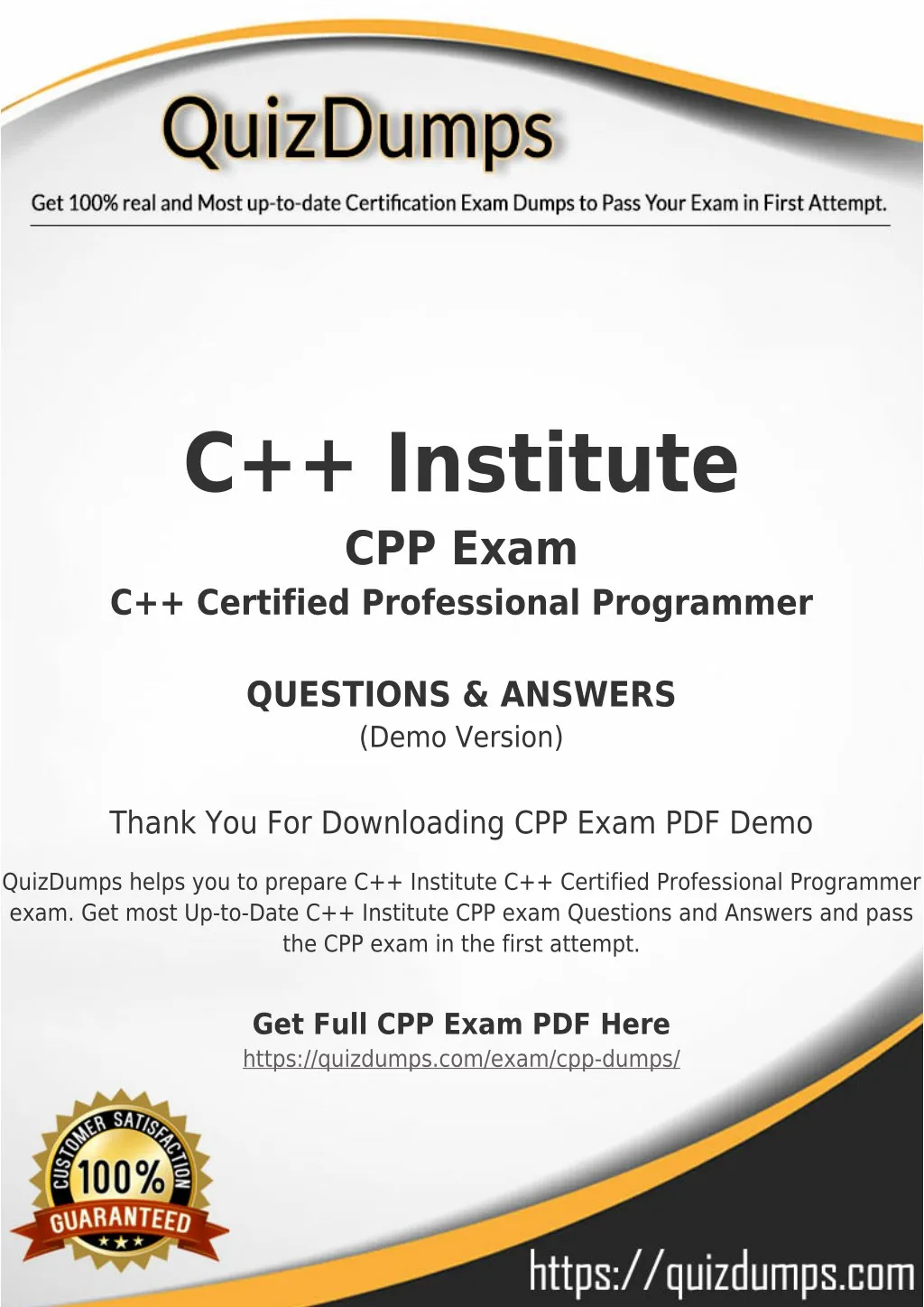 c institute cpp exam c certified professional n.