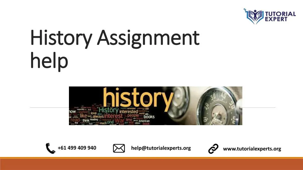 history assignment help n.