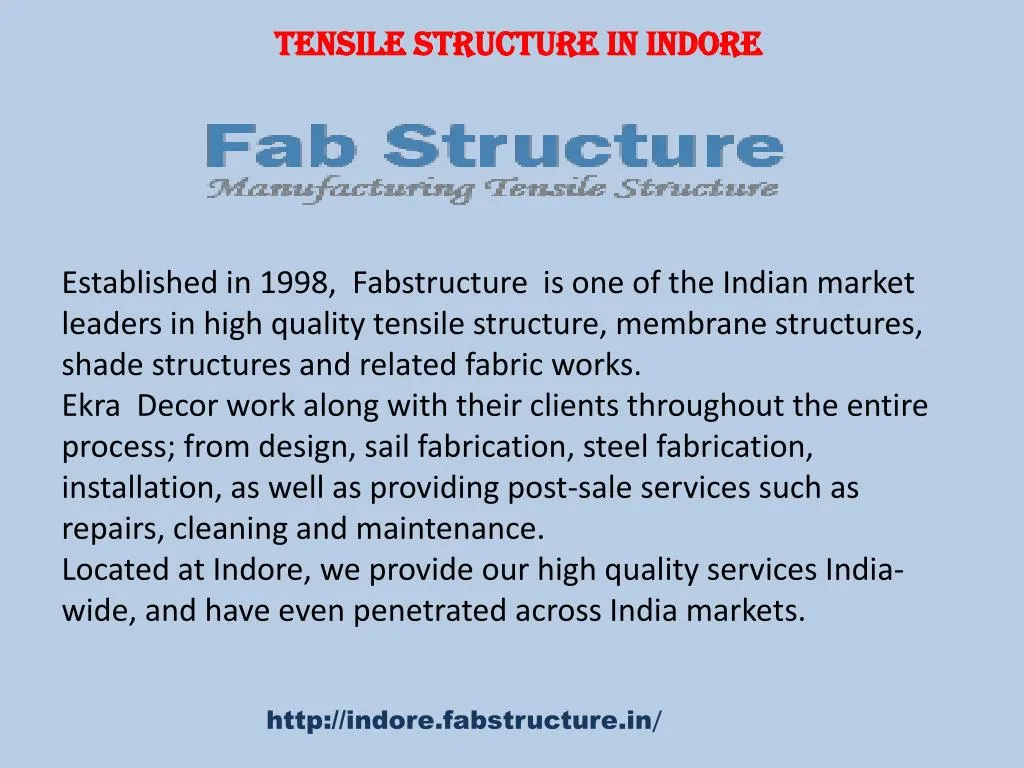 tensile structure in indore n.