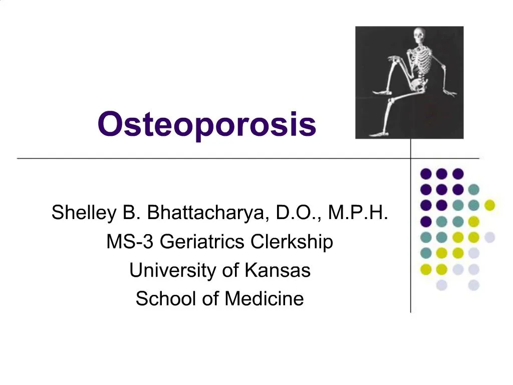 PPT - Osteoporosis PowerPoint Presentation, free download - ID:792589