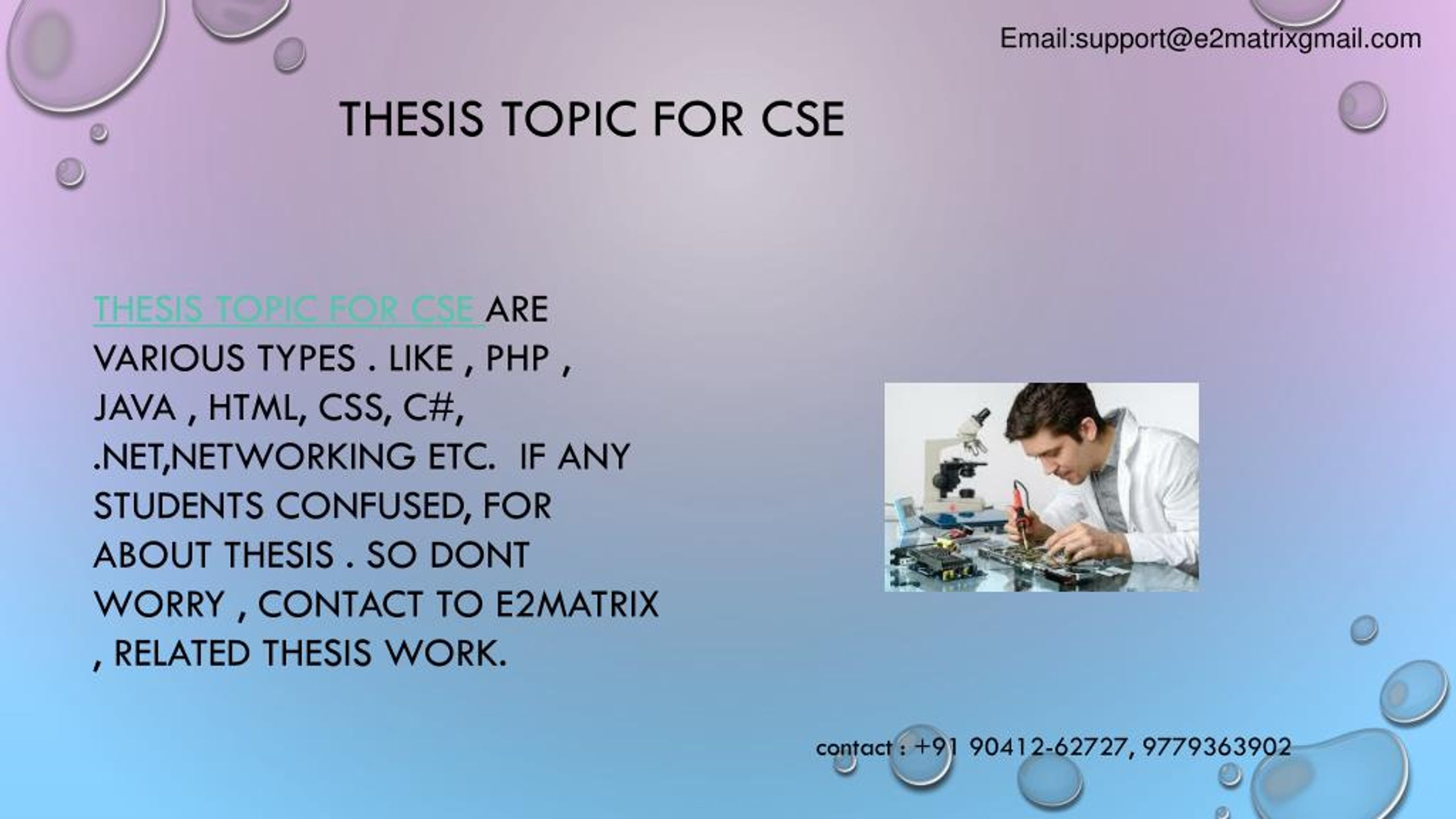 thesis topics for cse students
