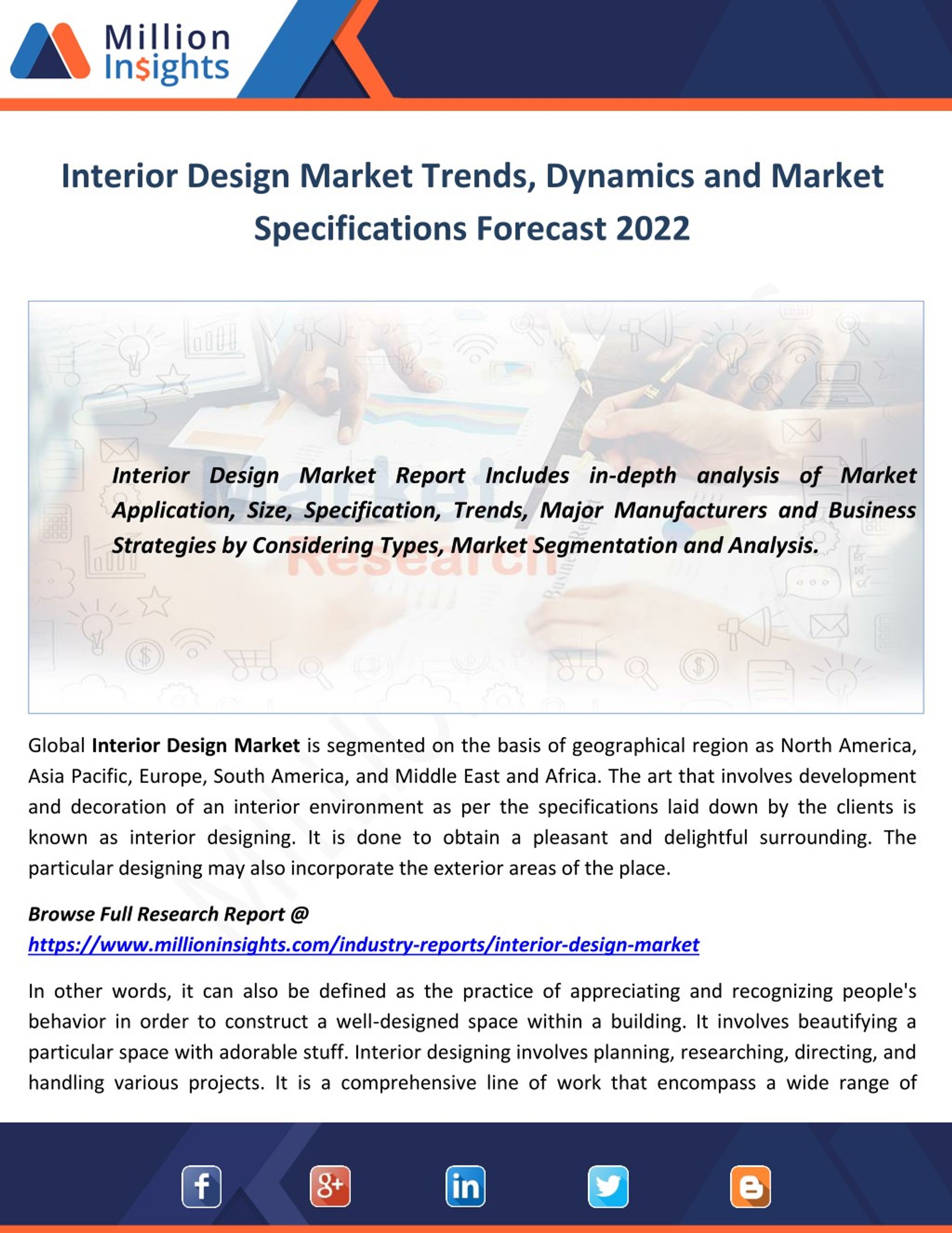 Ppt Interior Design Market Trends Dynamics And Market