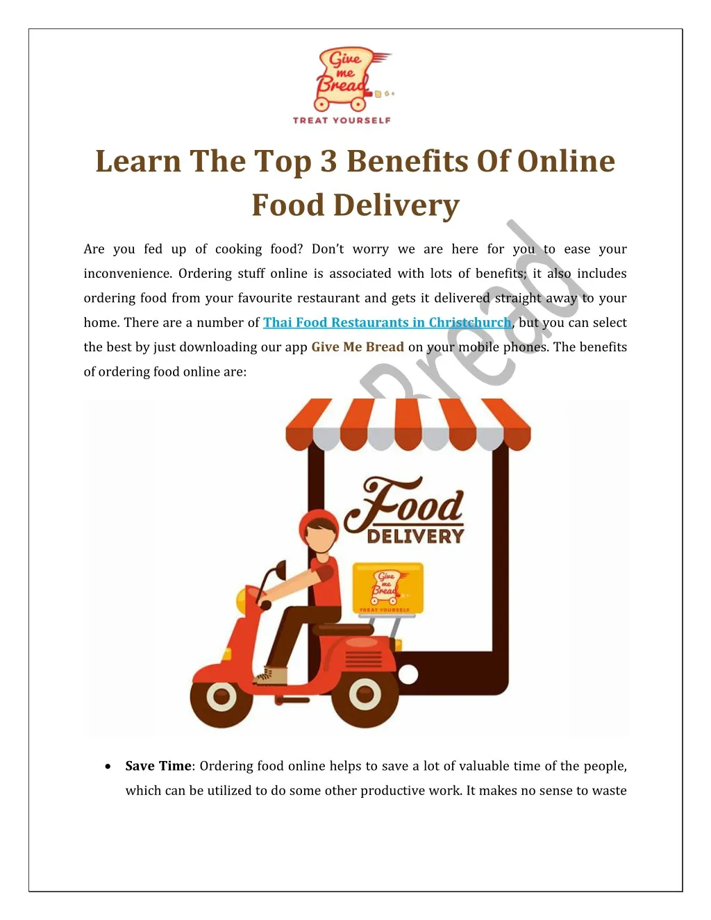 online food delivery powerpoint presentation