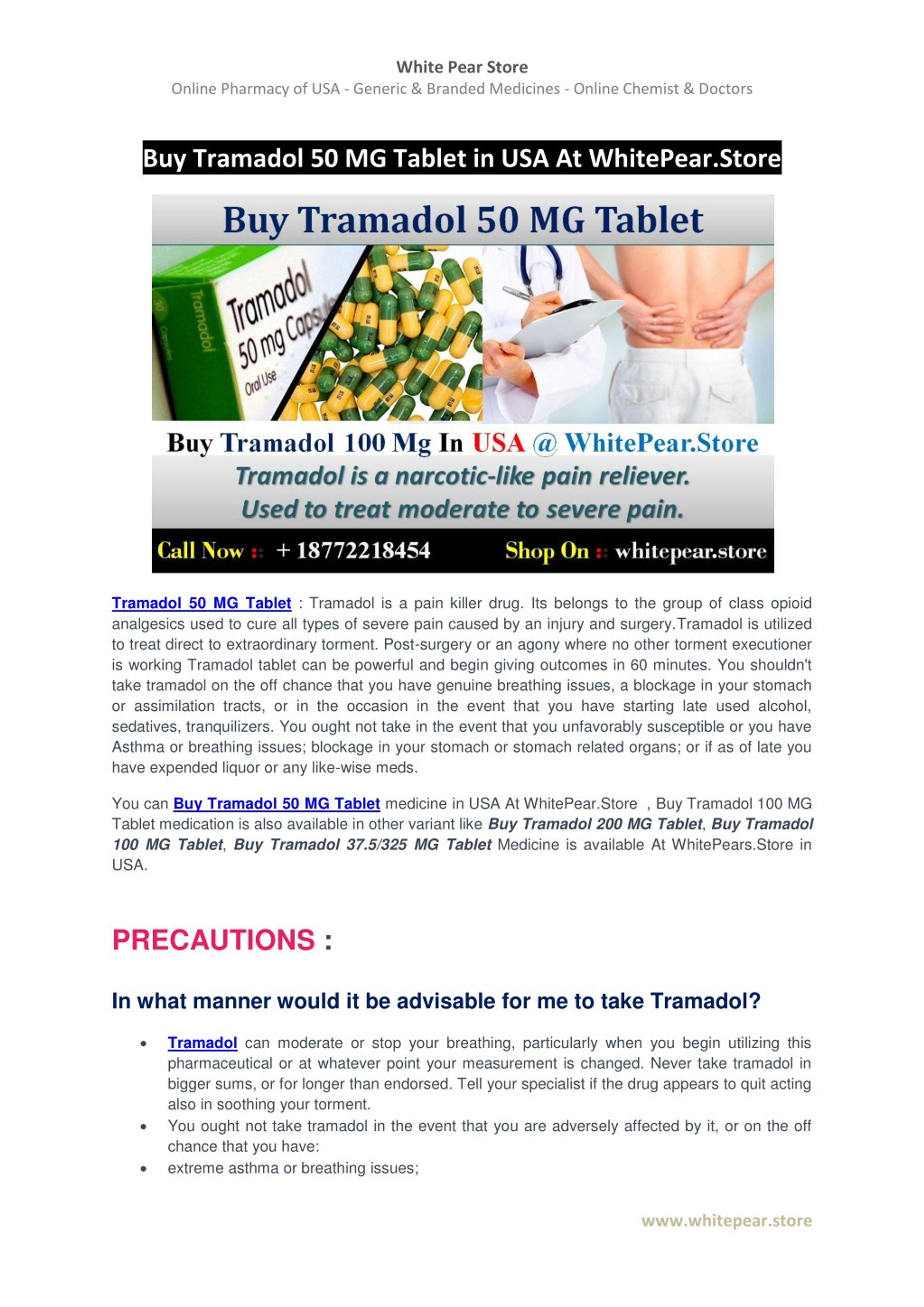 Ppt Buy Tramadol 50 Mg Tablet Powerpoint Presentation Free Download Id