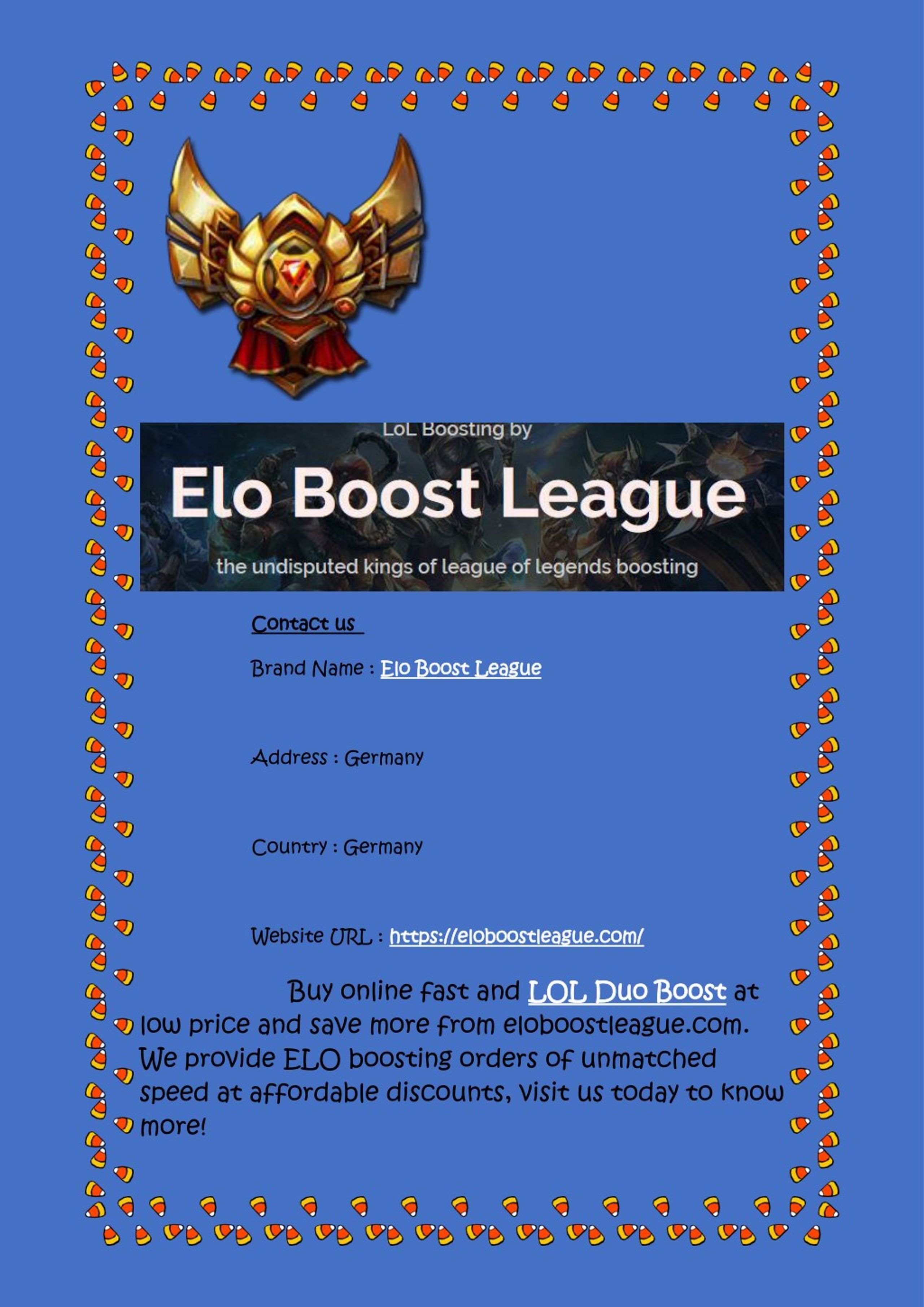 The best League of Legends elo boosting service : u