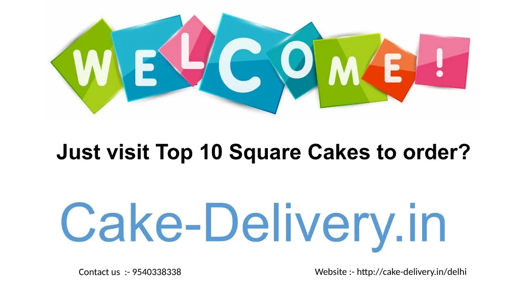 just visit top 10 square cakes to order n.