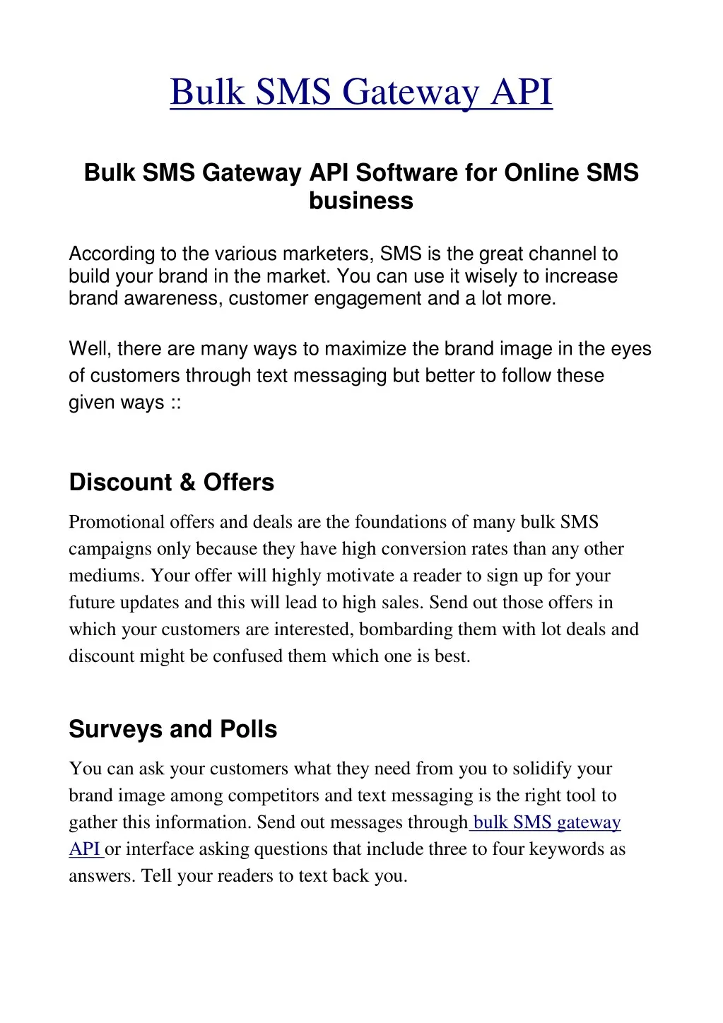 bulk sms gateway api bulk sms gateway n.