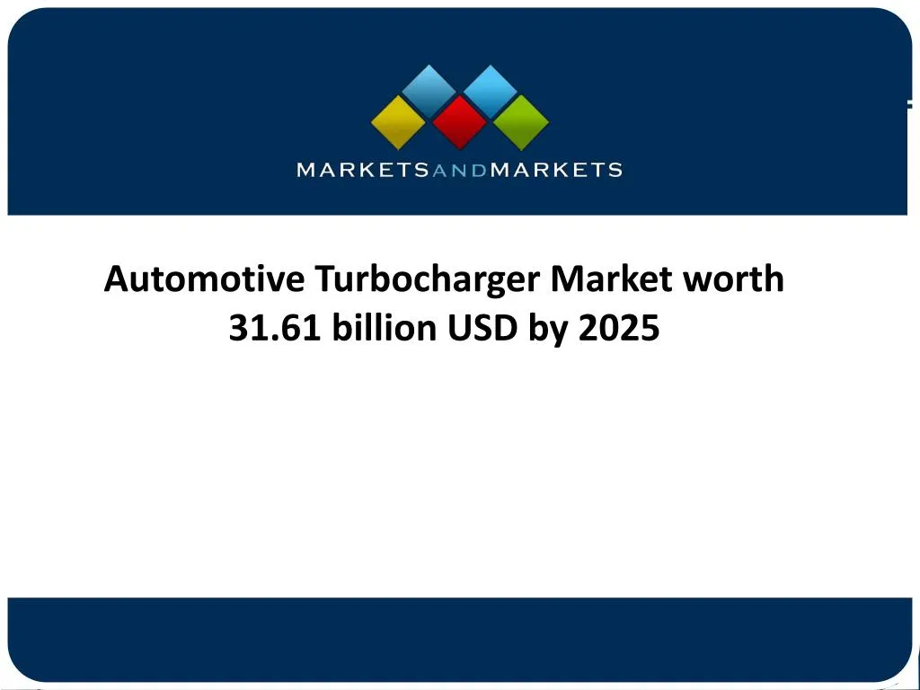automotive turbocharger market worth n.